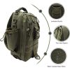 Fishing Tackle Backpack with Rod Holder